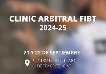 Clínic Arbitral Inicio Temporada CAFIBT 2024-2025.